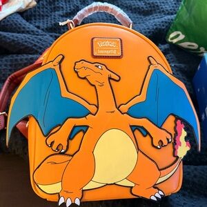 Loungefly Orange and Brown Mini Bag